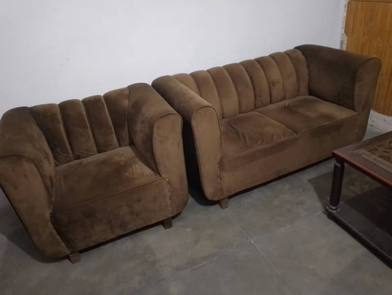 Sofa 3 seat velvet poshish 1