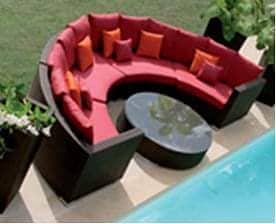 Sofa set /Round shape sofa/8 seater sofa/table/dining table 4