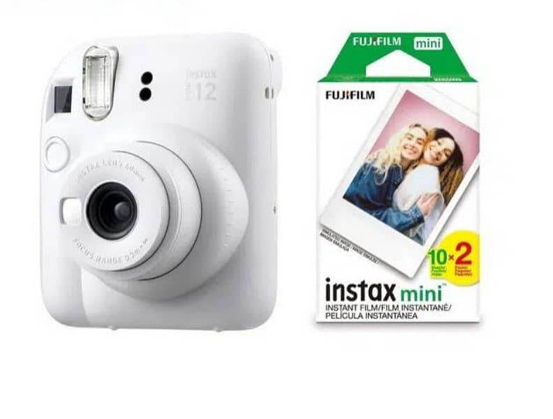FUJIFILM INSTAX MINI 12 Instant Film Camera with 20x Film Sheet Pack 2
