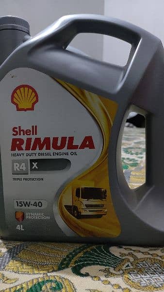 Shell Rimula R4 X Triple protection 15w-40 heavy duty diesel oil 0