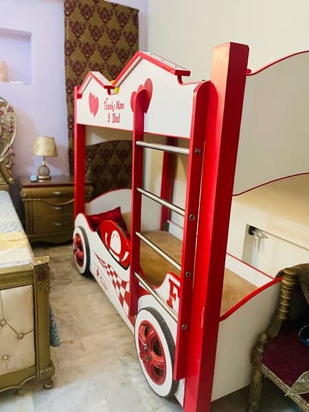 kids bed | bunk bed| wooden bunk bed | double story bed for sale 2