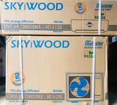 SKYWOOD SPLIT NEW AC DC INVERTER HEAT AND COOL ENERGY SAVER IMPORTED