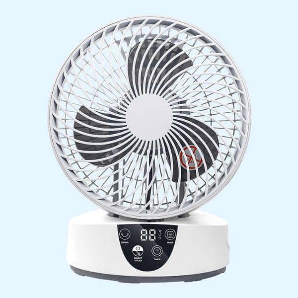 SMART 8 INCH COOLING TABLE FAN WITH REMOTE AND TIMER 0