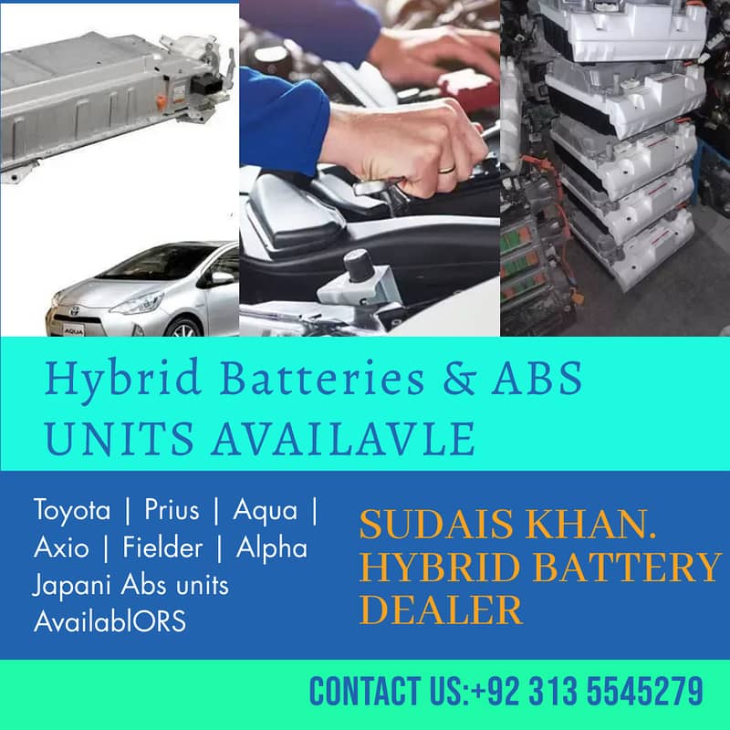 Hybrids batteries and ABS | Toyota Prius | Aqua | Axio Hybrid battery 19