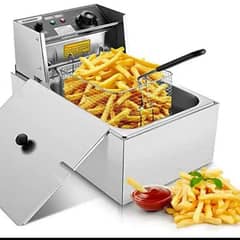 6.0 LITER DEEP FRYER ELECTRIC NEW STAINLESS STEEL FRYING MACHINE