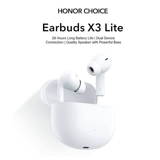 Honor X3 lite earbuds 1