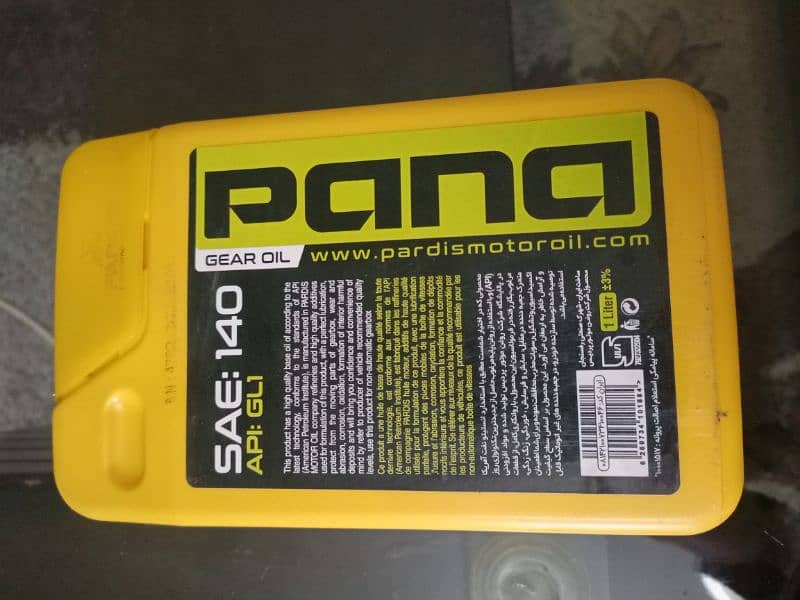 Pana Gear Oil for Transmission 1