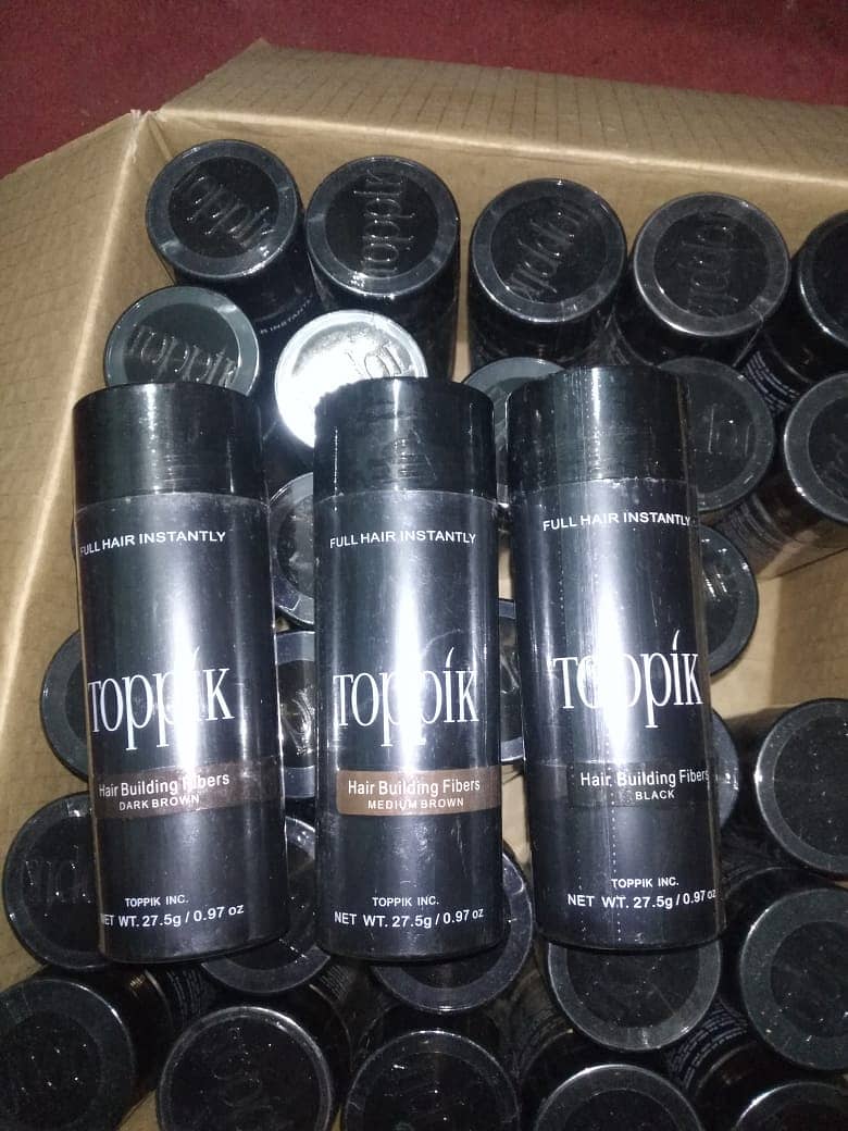 Toppik Hair Fiber 27.5g Dark Brown and Black 03017186072 what's up 4