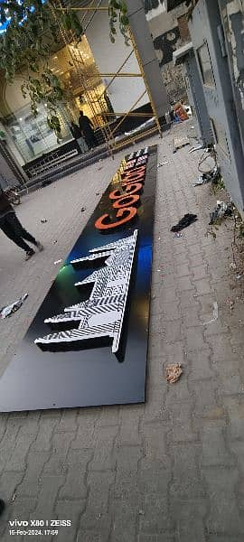 signboard,3d board, acrylic signboard,backlight board 5