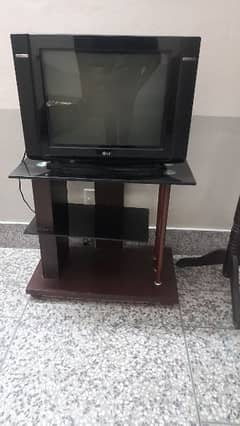TV with TV trolly