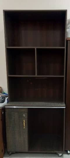 Cupboard with study table