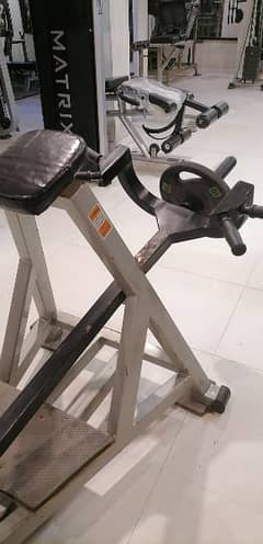 seated t bar & bench press