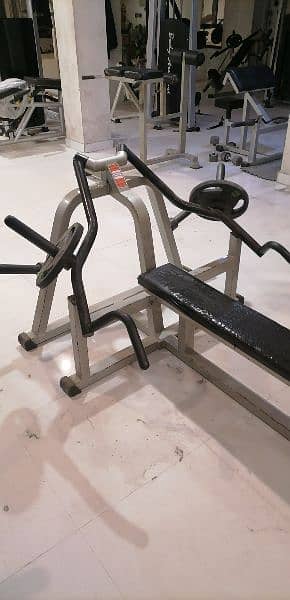 seated t bar & bench press 8