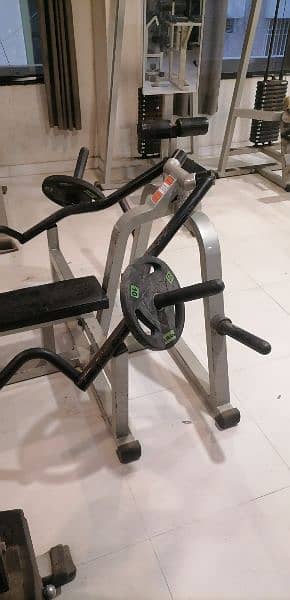 seated t bar & bench press 10