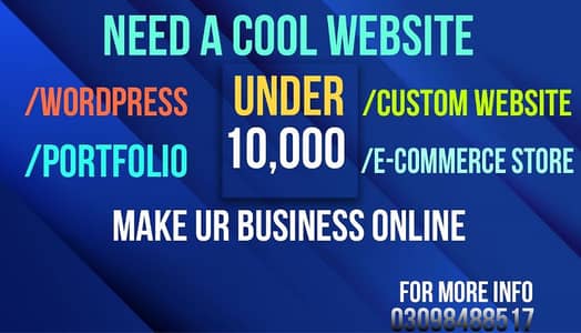 Custom website (ur dream)