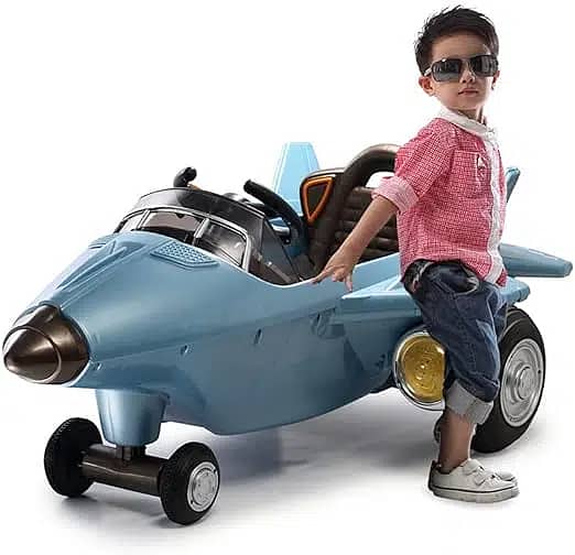 Kids Toy Car Plane -  RC Ride On Airplane (Same as Pic) 4