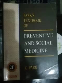 Park's Community medicine  & 4th year medical books( Eye,ENT)