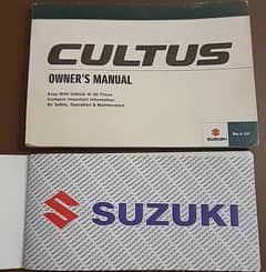 Suzuki Cultus Manual and Warranty Booklet