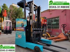 Sumitomo 1 Ton Battery Operated Reach Truck Stacker Forklift Lifter