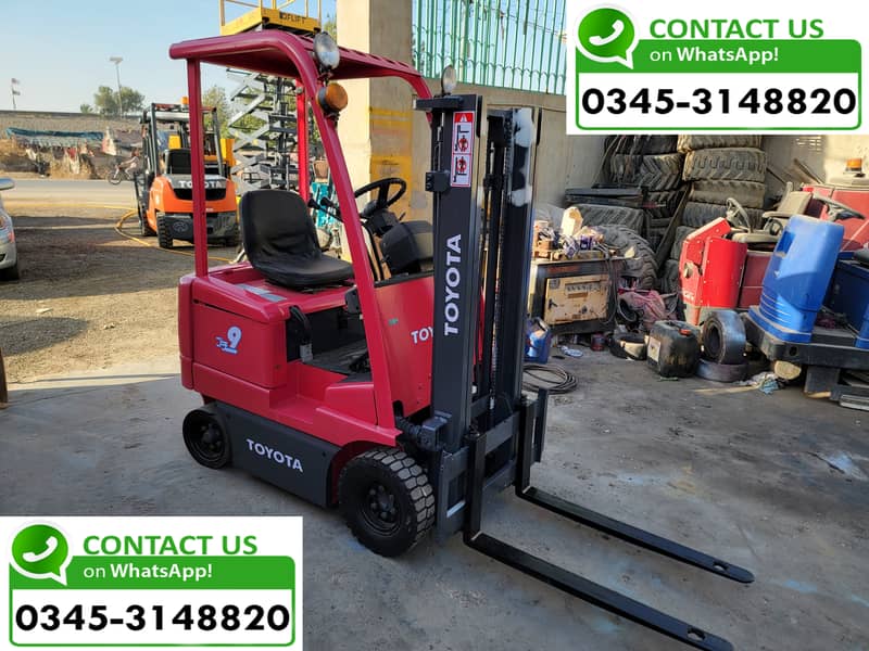 TOYOTA 1 Ton Battery Operated Electric Forklift Lifter Fork lifter 0