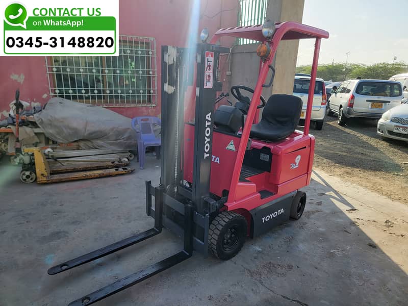 TOYOTA 1 Ton Battery Operated Electric Forklift Lifter Fork lifter 1