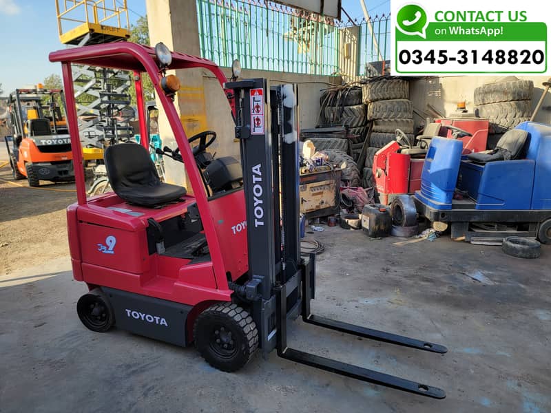 TOYOTA 1 Ton Battery Operated Electric Forklift Lifter Fork lifter 3