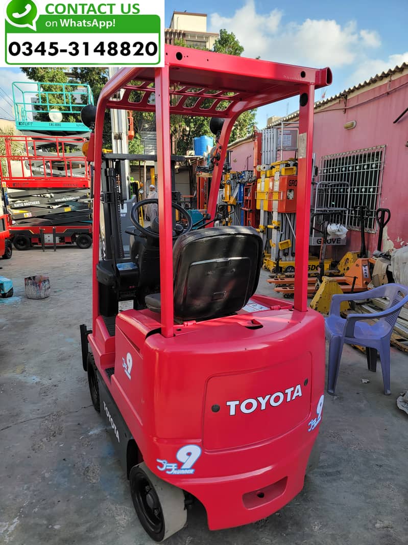 TOYOTA 1 Ton Battery Operated Electric Forklift Lifter Fork lifter 17