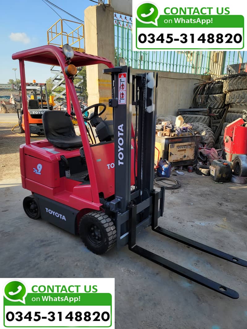 TOYOTA 1 Ton Battery Operated Electric Forklift Lifter Fork lifter 18
