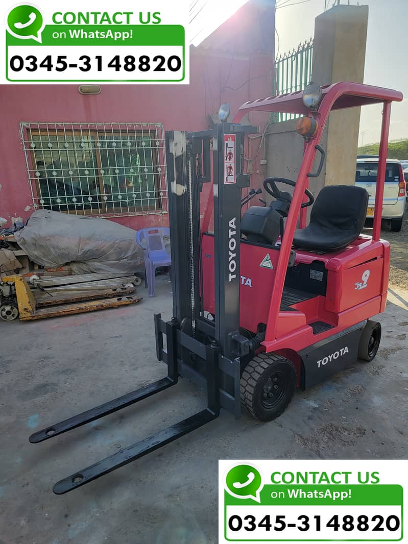 TOYOTA 1 Ton Battery Operated Electric Forklift Lifter Fork lifter 19