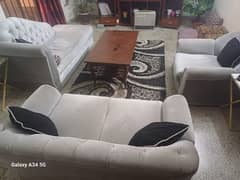sofa sets ,curtains, TV trolley  ,chairs