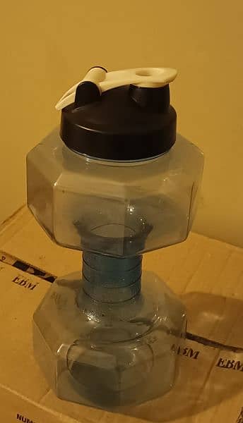 Large Size Dumbell Shape Gym Water Bottle 3