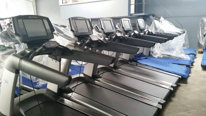Treadmill elleptical bench press exercise cycle walking running cardio 7
