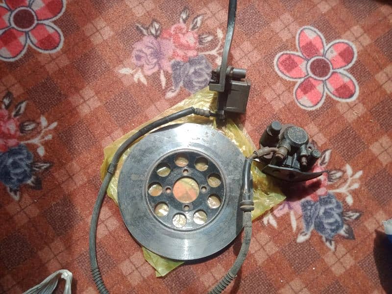 kawasaki GTO  disk plate,booster  master cylinder complete urgent sale 0