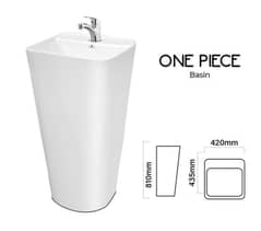 one piece basin