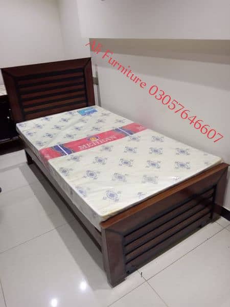 Latest wooden single bed 2