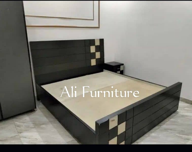 King bed / Wooden bed / Furniture se/ 13