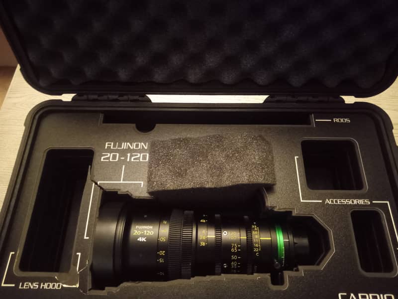 Fujinon 20-120mm T3.5 PL Mount Cabrio Cine Zoom lens 4