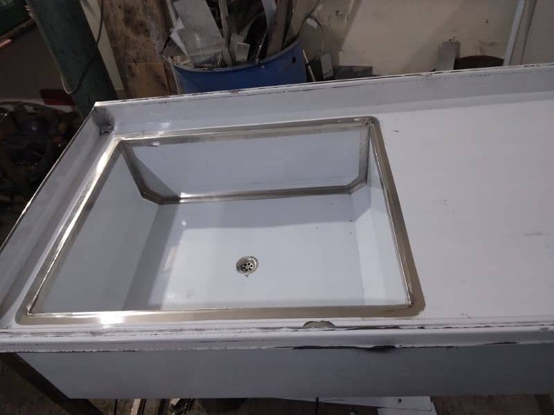 washing sink 24x24 stainless Steel non magnet 12