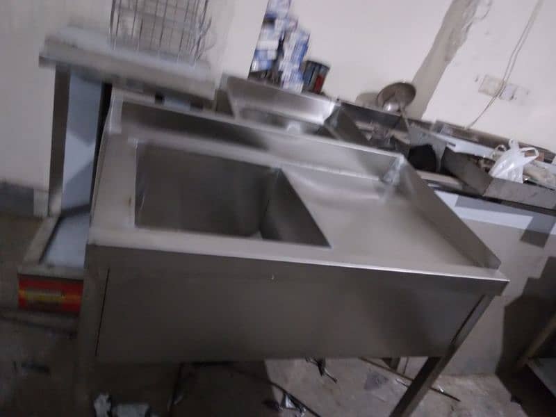 washing sink size 24x40 stainless Steel non magnet 6
