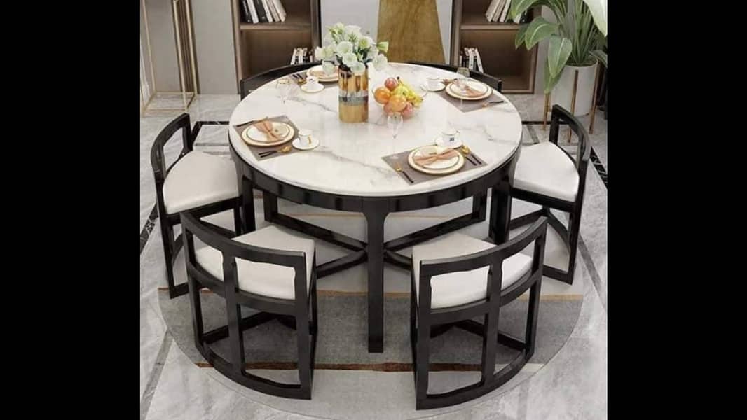 coffee table / dining table with dining chairs /4 seater dining table 10