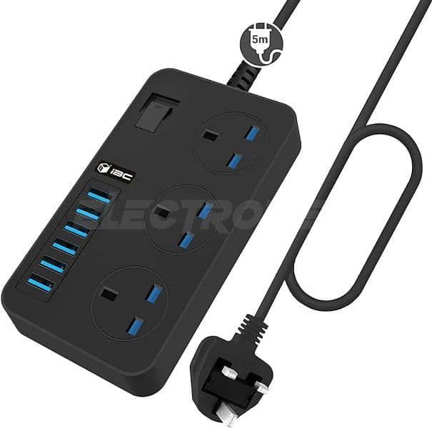 Universal Power Strip With 6 Usb Ports (AccLoo) 7