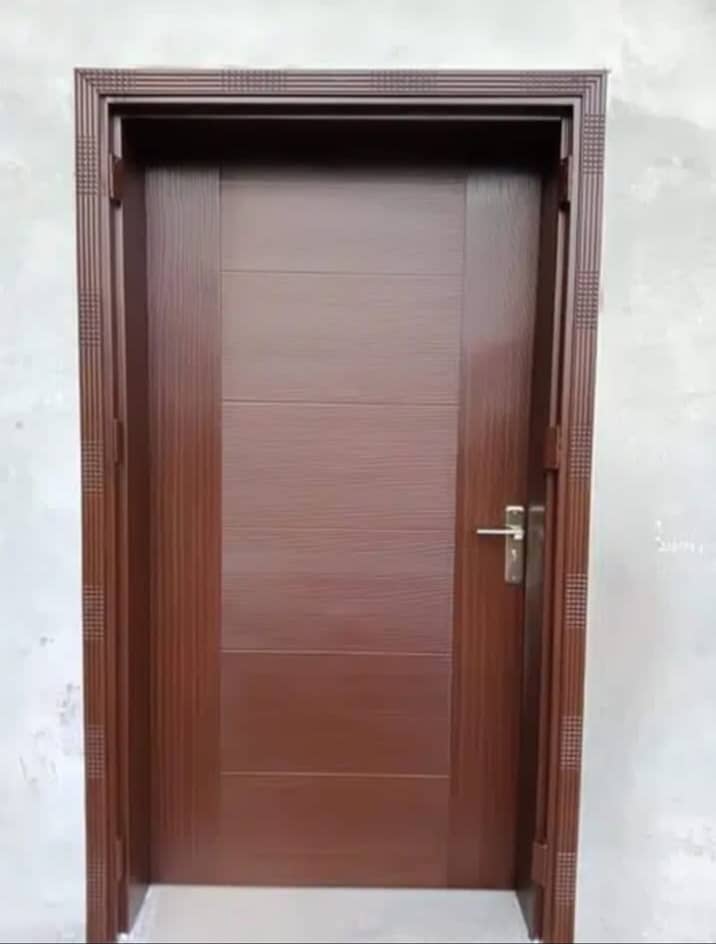Pvc plain/China laminated door/Fiber door/Wooden door/Wpc door 3