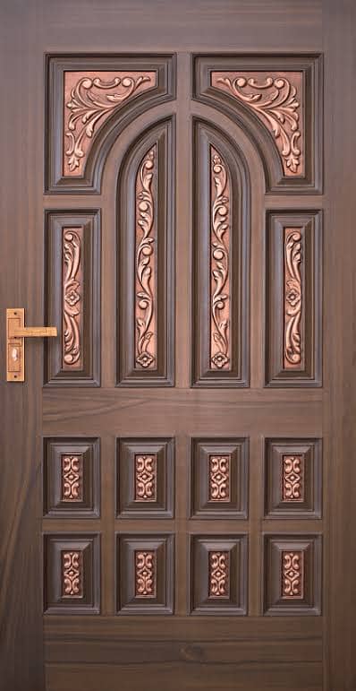 Pvc plain/China laminated door/Fiber door/Wooden door/Wpc door 12