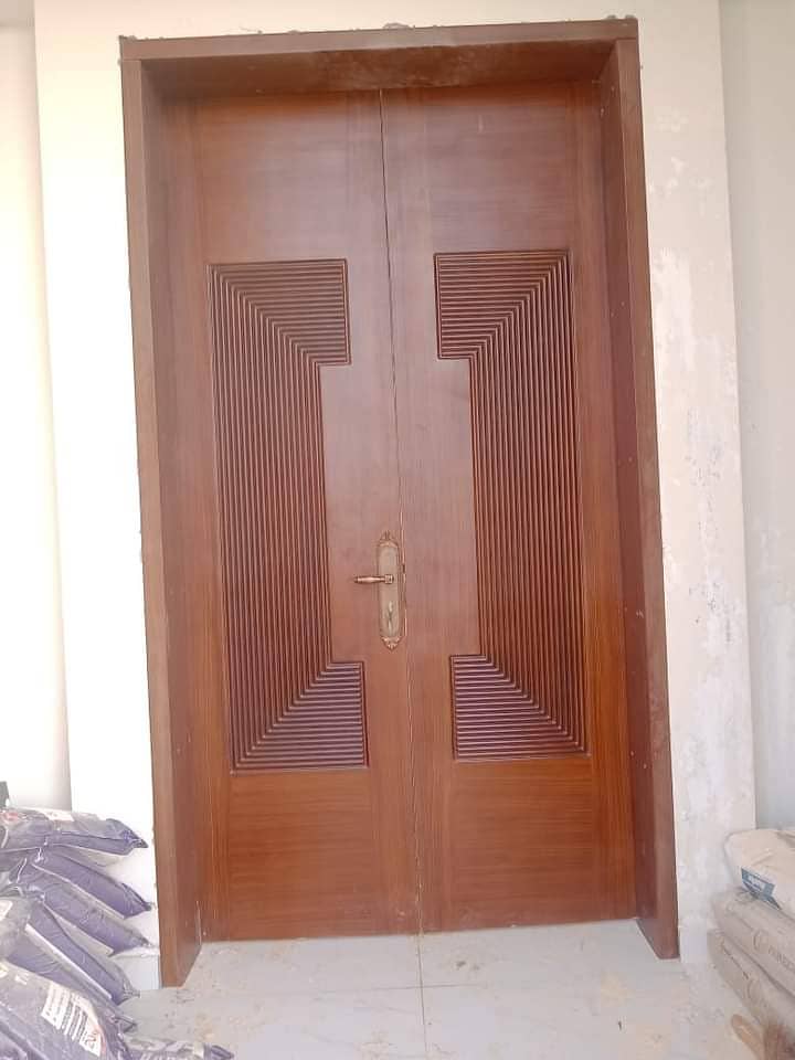 Pvc plain/China laminated door/Fiber door/Wooden door/Wpc door 17