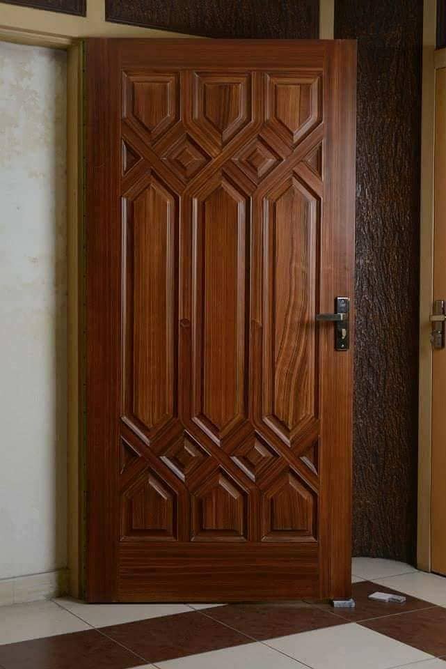 Pvc plain/China laminated door/Fiber door/Wooden door/Wpc door 2