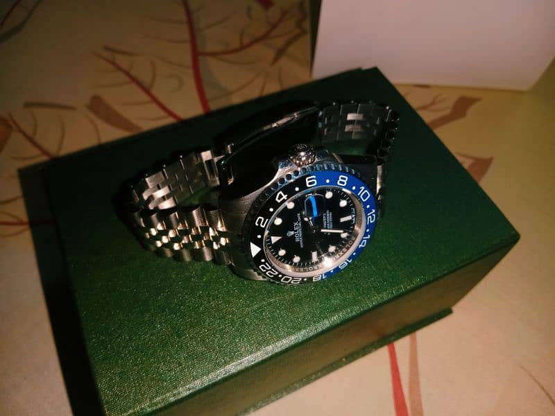 Branded Swiss watch /Rolex gmt master 2 2024/18 karate/jubilee chain 10
