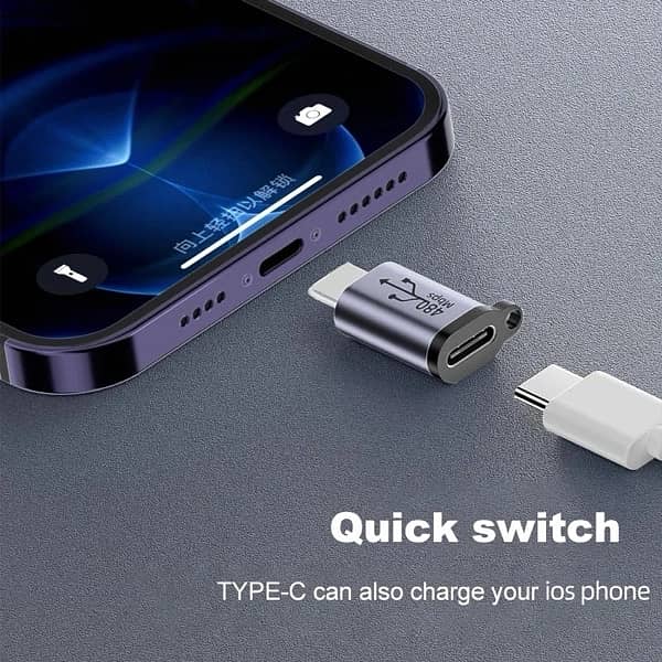 Charging Connectors/converter USB C Adapter Type C Micro USB 6