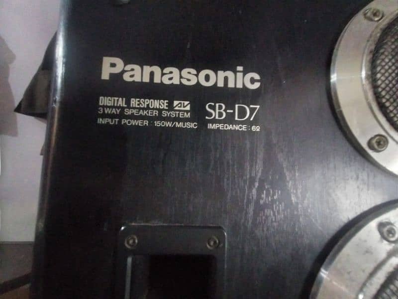 Original Panasonic Woofer Speaker's 2