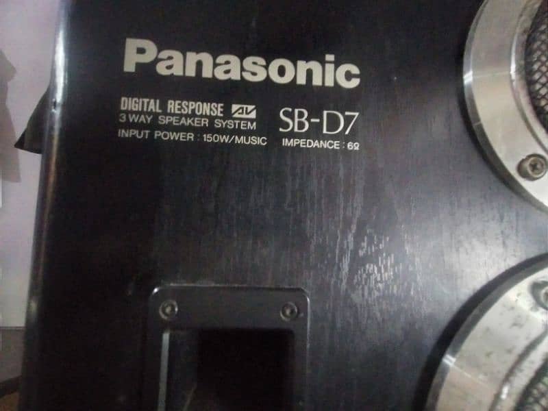 Original Panasonic Woofer Speaker's 5