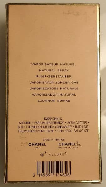 Original Allure Chanel Perfume 2